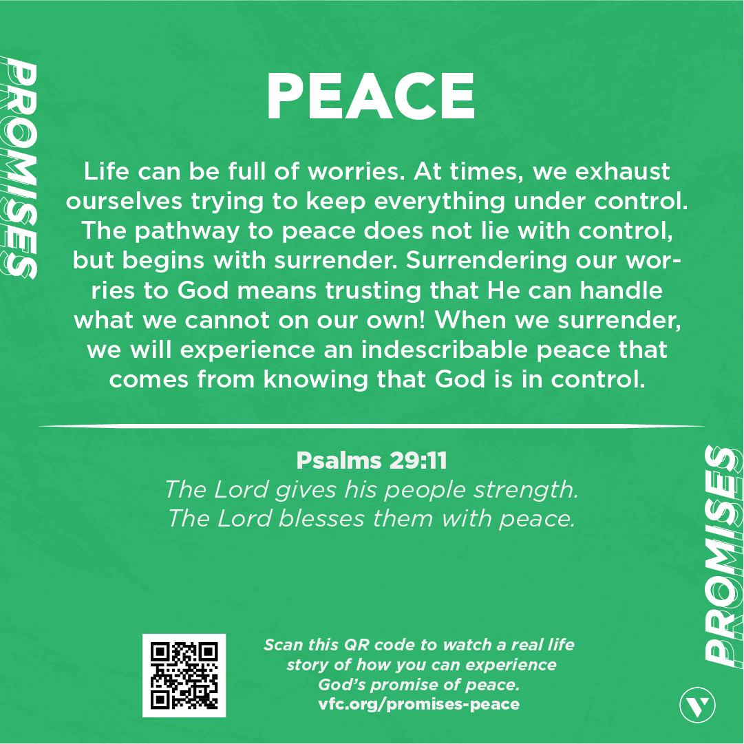 Promise Card about Peace