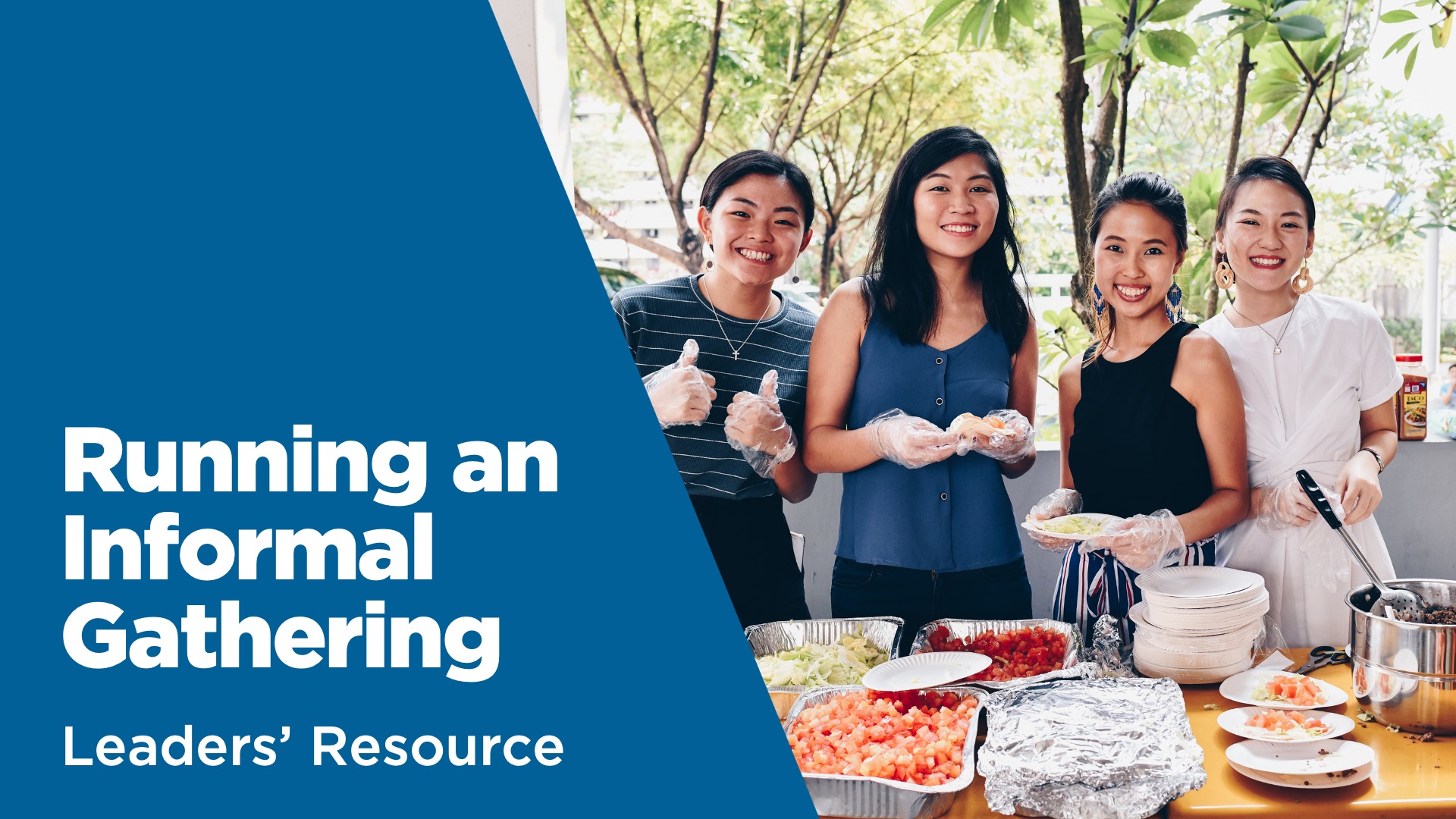 Leaders' Resource for running an informal gathering